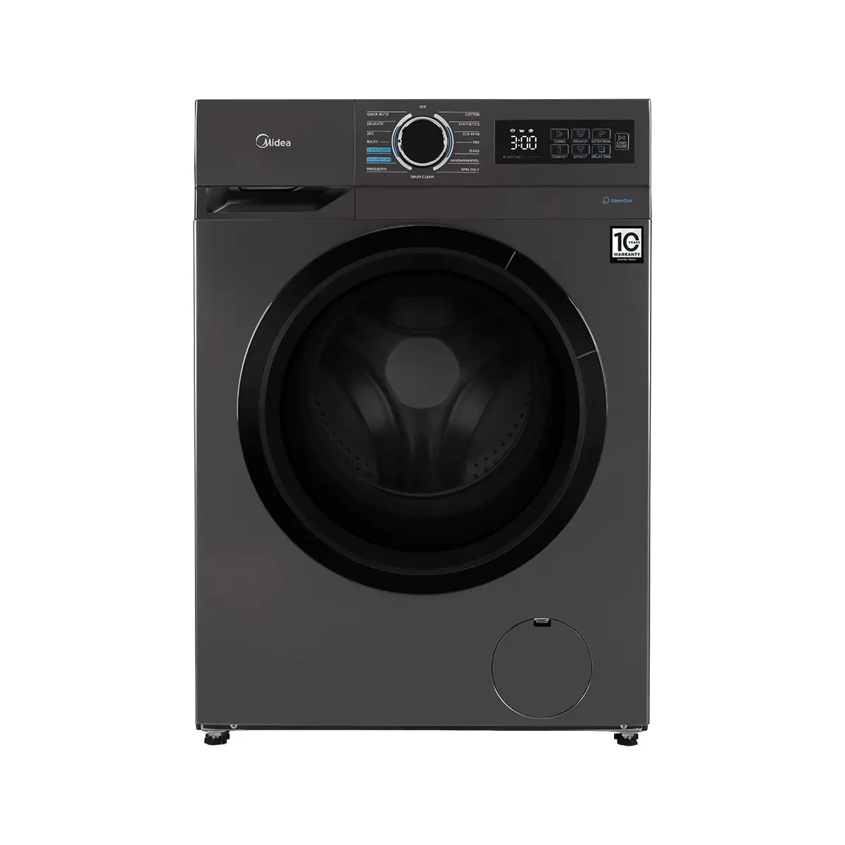غسالة ميديا تحميل أمامي 8 كجم – موتور إنفرتر كواترو – بخار MF110W80B/TT