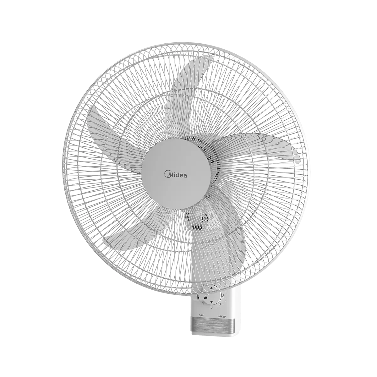 مروحة حائط 18" بشبك معدني أبيض FW45-25M-W