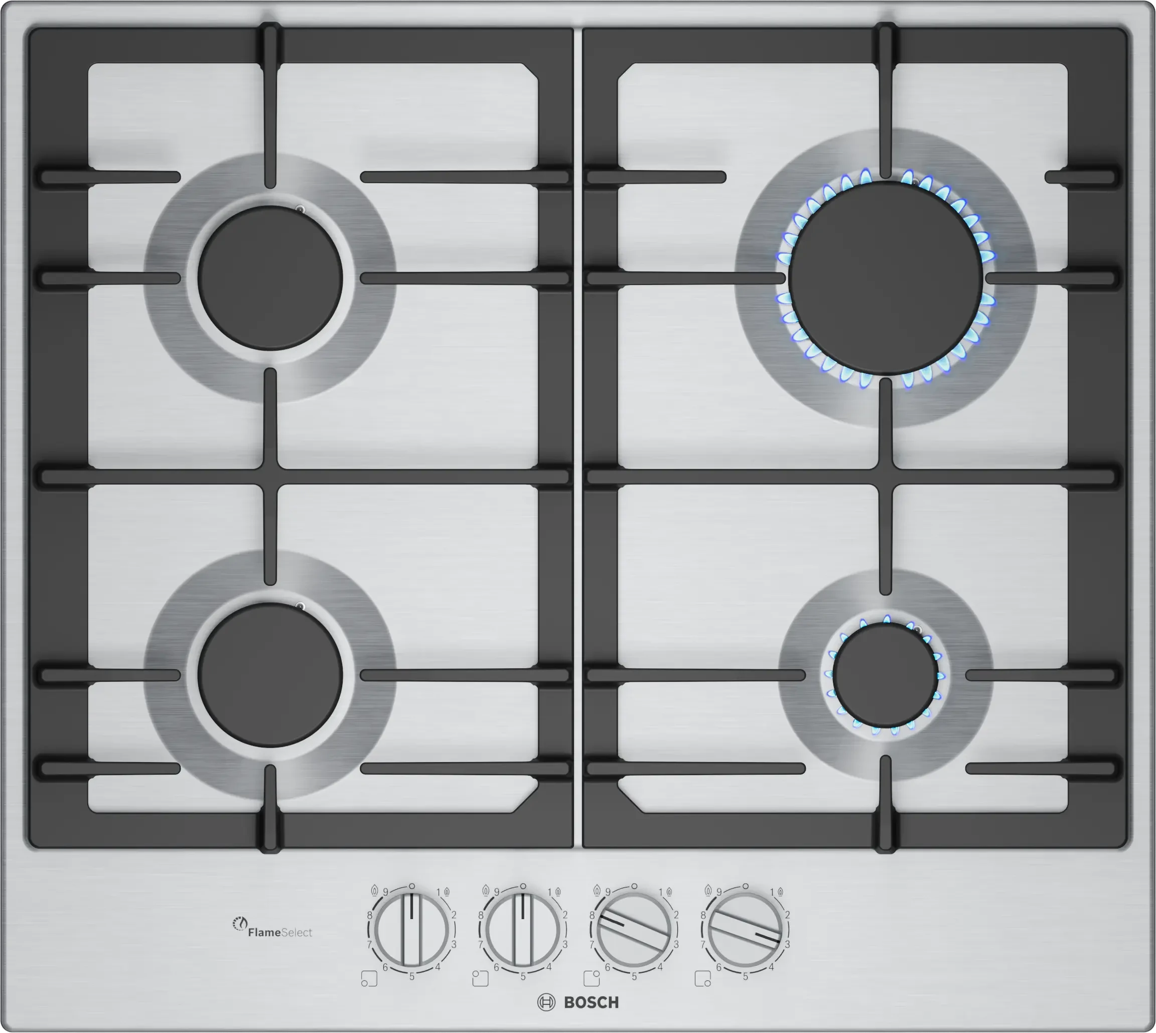 Series 6 Gas hob 60 cm ستانلس ستيل PCP6A5I90M
