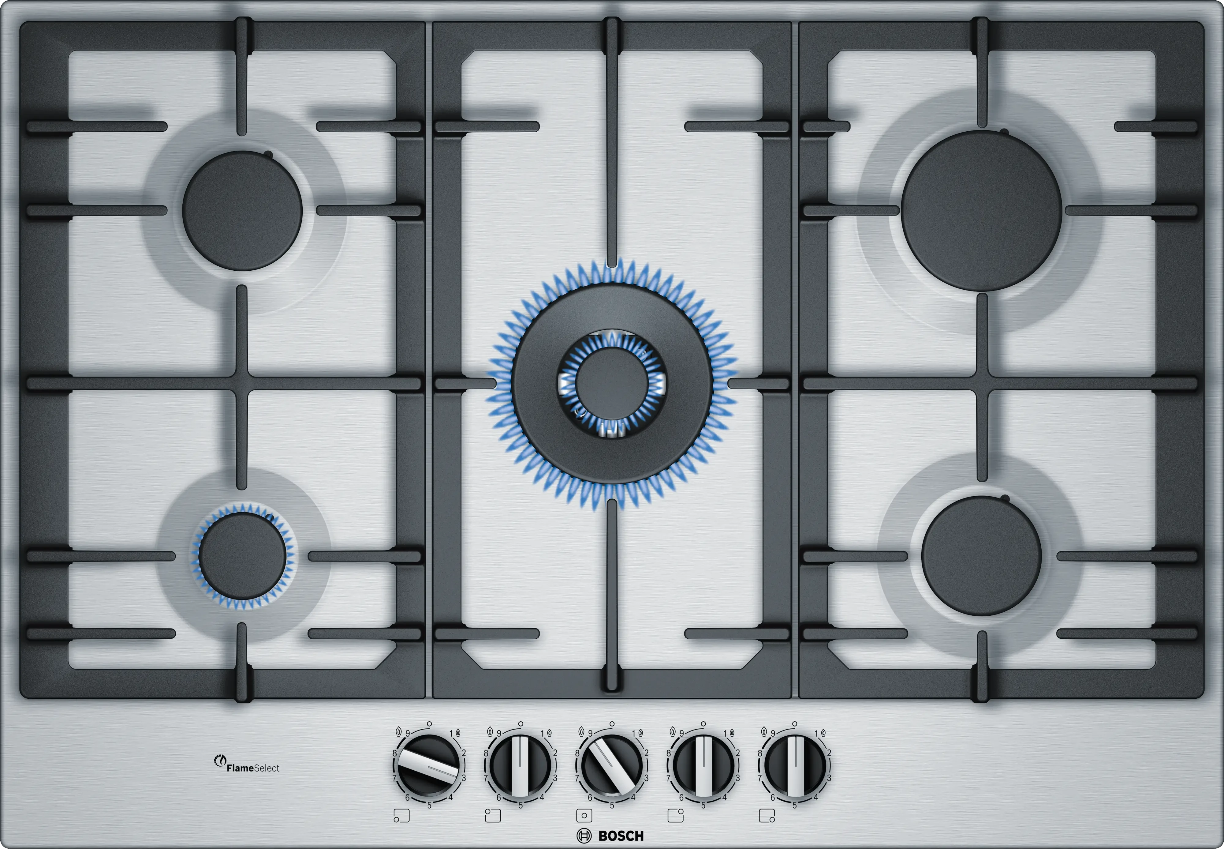 Series 6 Gas hob ستانلس ستيل PCR9A5I90