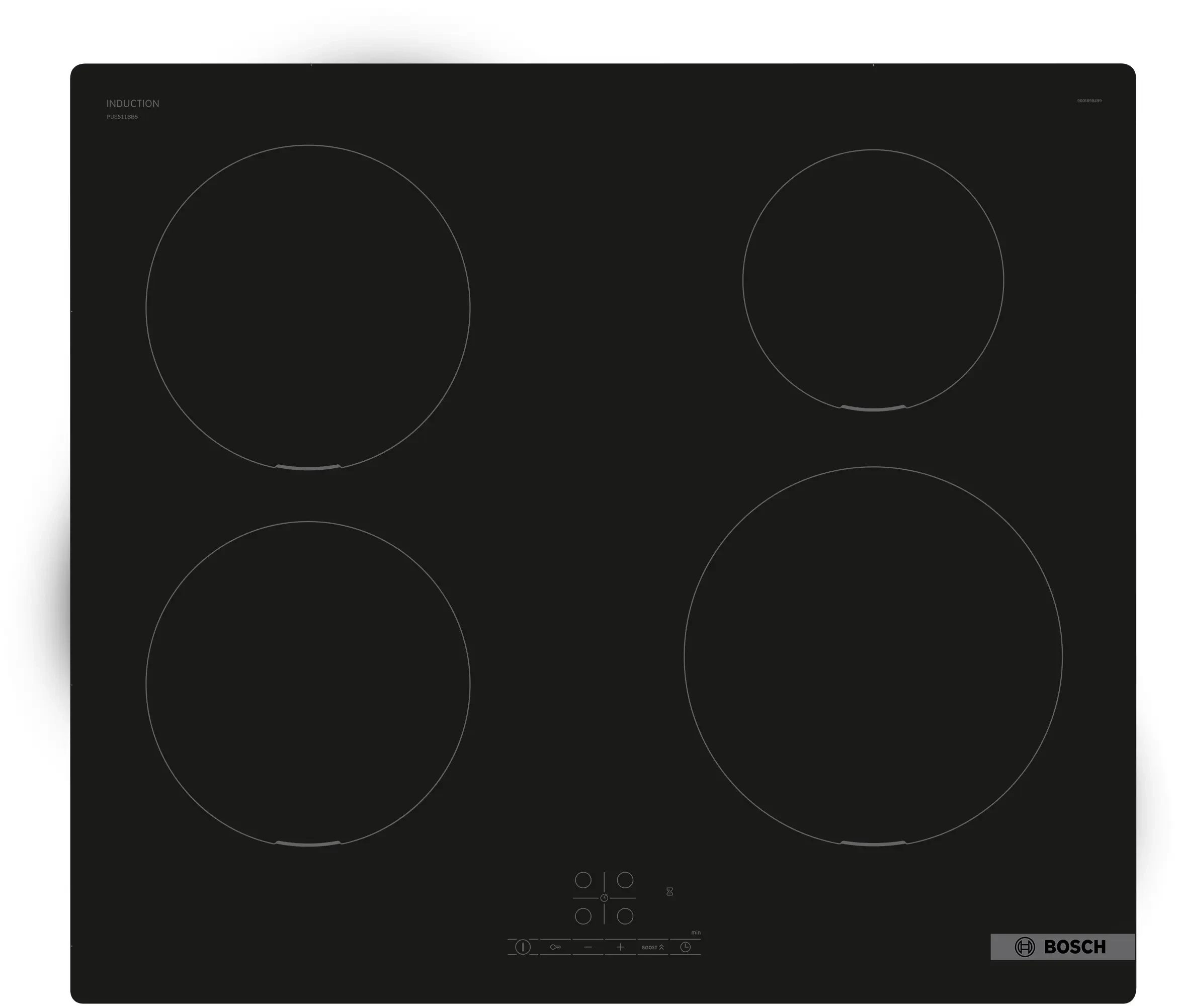 Series 4 Induction hob تركيب سطحي بدون إطار PUE611BB5E