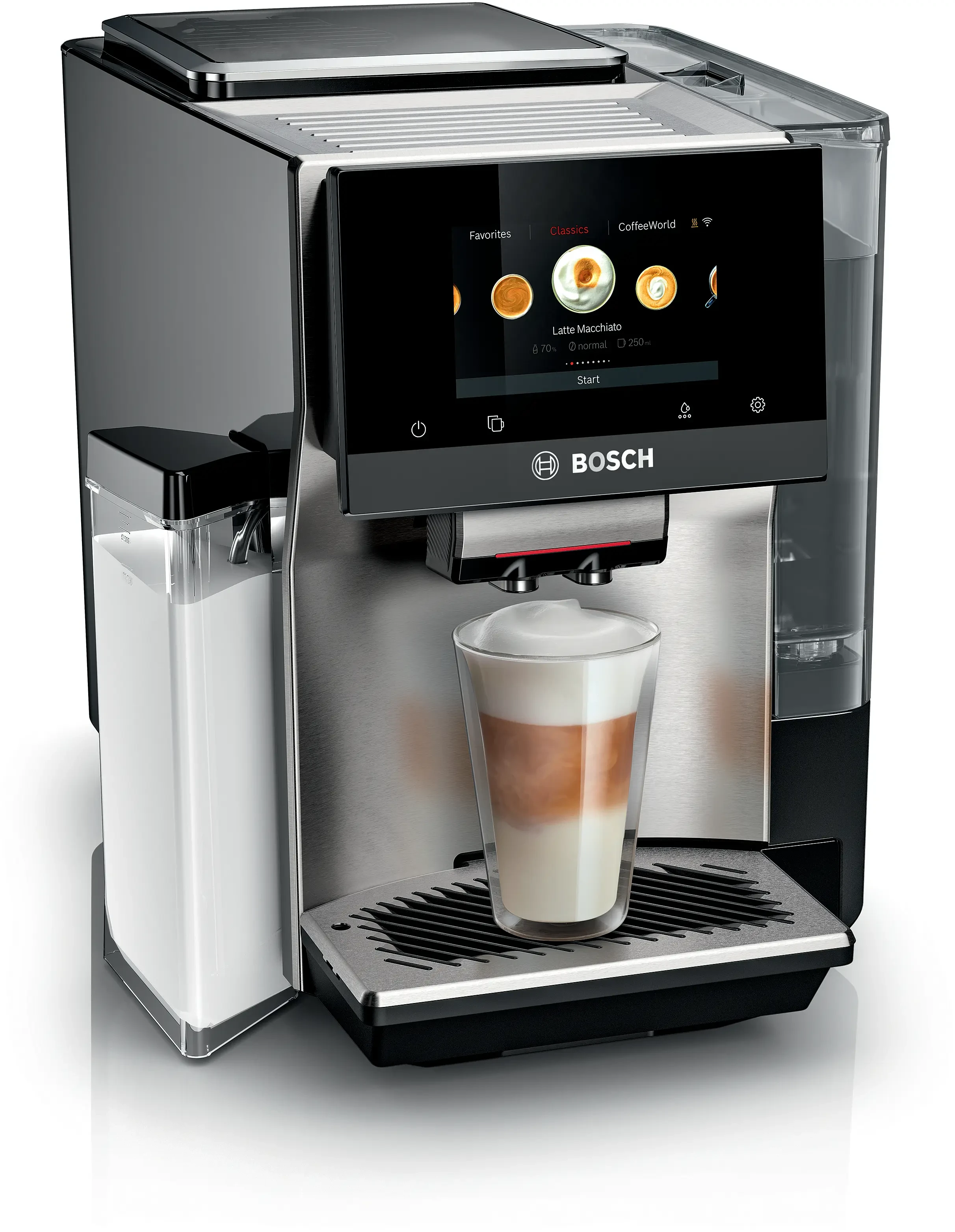 Series 8 ماكينة تحضير الإسبريسو الأوتوماتيكية بالكامل VeroCafe ستانلس ستيل TQE80