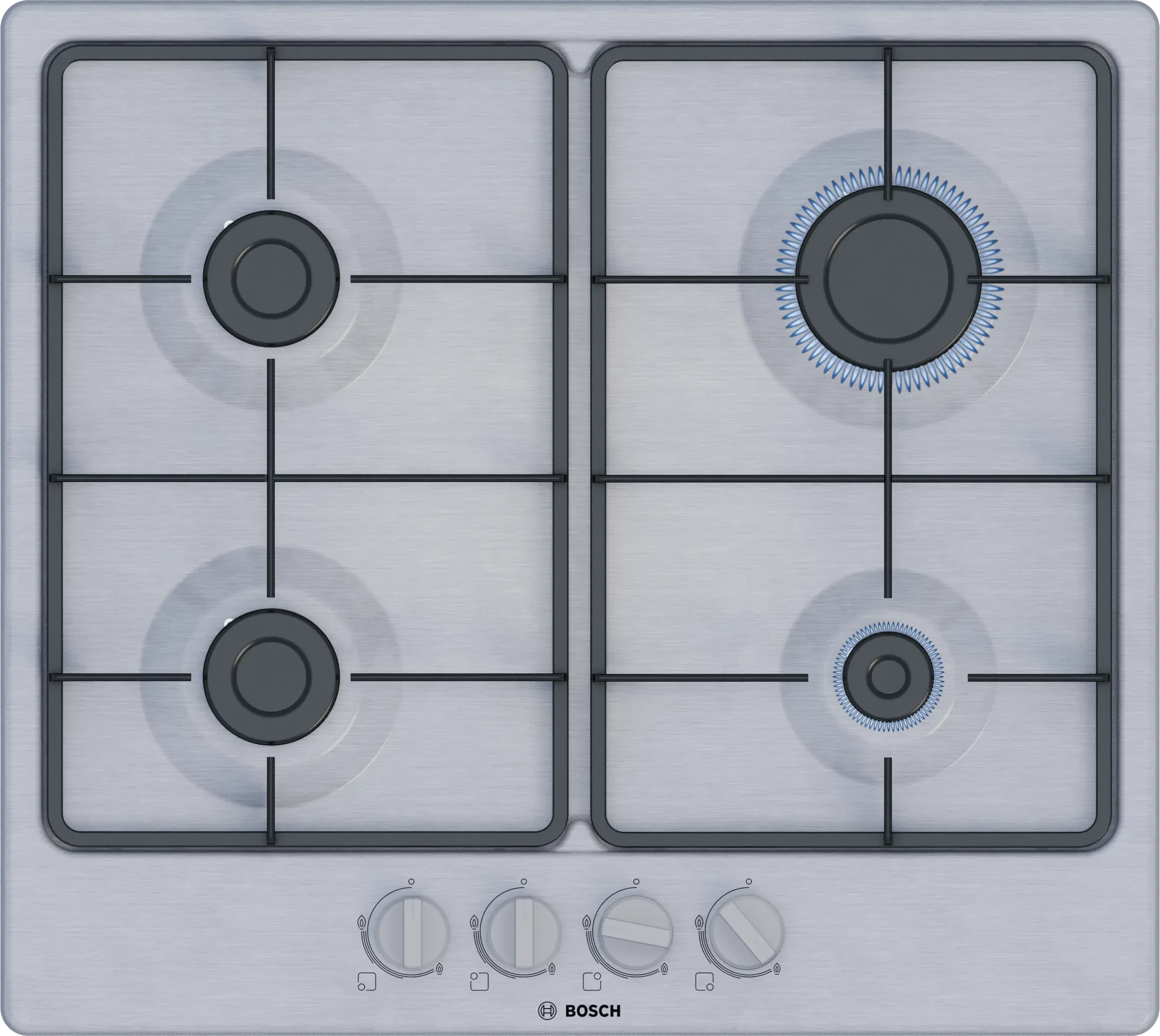 Series 4 Gas hob 60 cm ستانلس ستيل PGP6B5K60Q