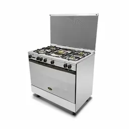 بوتجاز غاز كريازي، 5 شعلة، 80 سم، فضي - 8604/1F