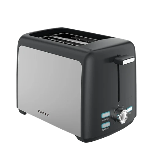 توستر، 2 شريحة، 900 وات، TS1090BK - فضي اسود