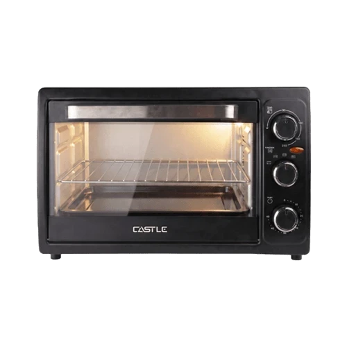 فرن كهربائي، 1600 وات، 45 لتر، شواية، لمبة، مروحة، Eo4145RF - اسود
