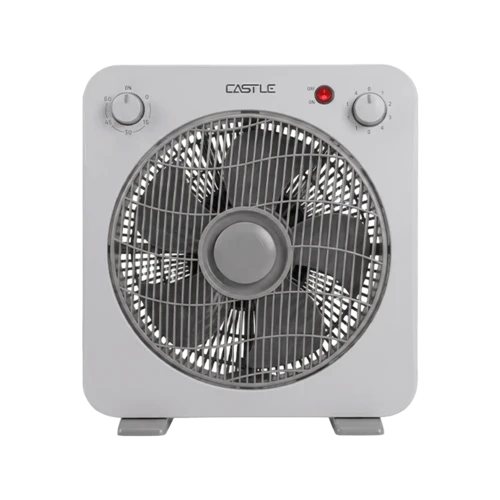 مروحة بوكس، 12 بوصة، 4 سرعات، 5 ريشة، FAX4012 - رمادي